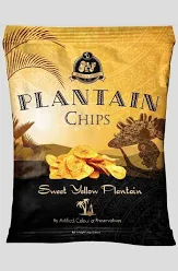Olu Olu Sweet Yellow Plantain Chips  60g