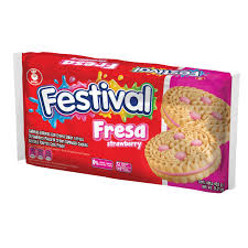 Galleta Festival Fresa 403 g 12 units